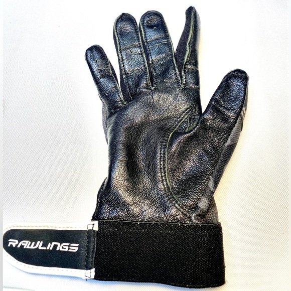 Rawlings Prodigy T-Ball Batting Gloves Black/White Adjustable sport unisex - Picture 5 of 5